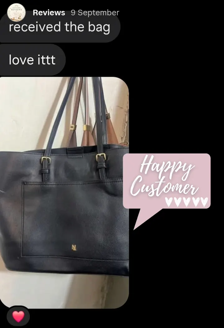 Customer review from Instagram